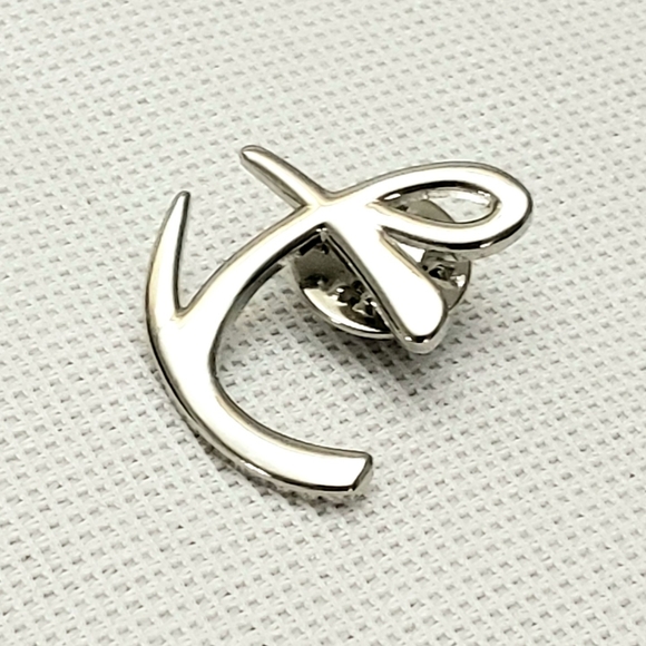 ⭐5/$25 Silver Anchor (&) Brooch Pin - Picture 3 of 6